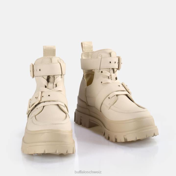 Buffalo Aspha Fahrradstiefelette vegan 846Z612 Beige|Stiefel