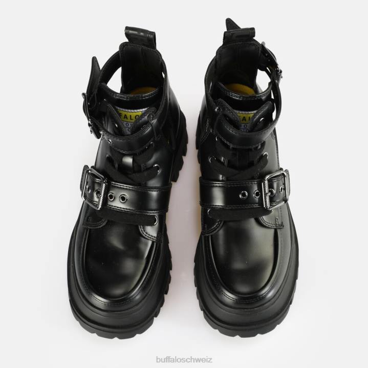 Buffalo Aspha Fahrradstiefelette vegan 846Z613 Schwarz|Stiefel