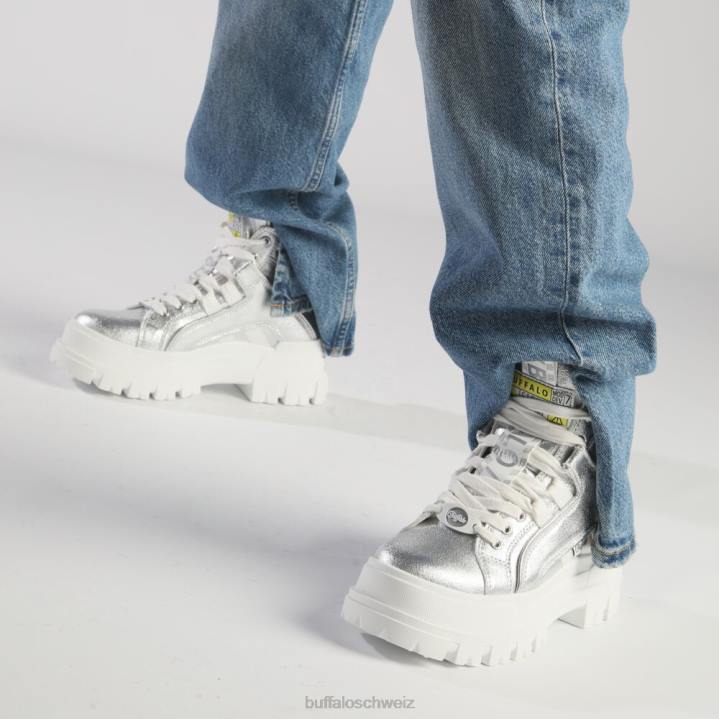 Buffalo Aspha NC Mid Ankle Boot vegan 846Z261 Silber|Stiefel