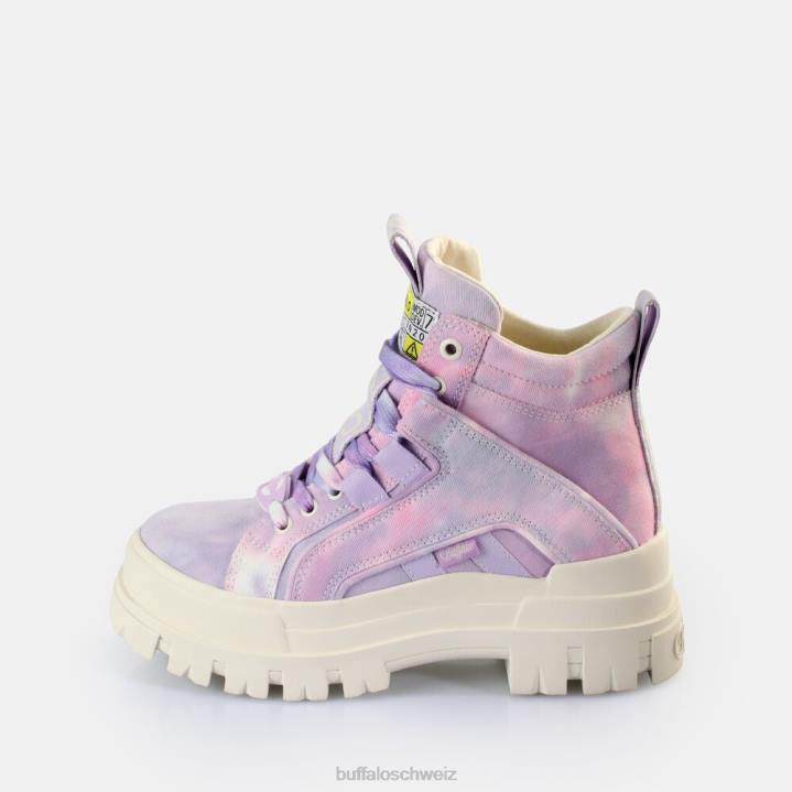 Buffalo Aspha NC Mid Ankle Boot vegan 846Z268 Batik-Lavendel|Stiefel