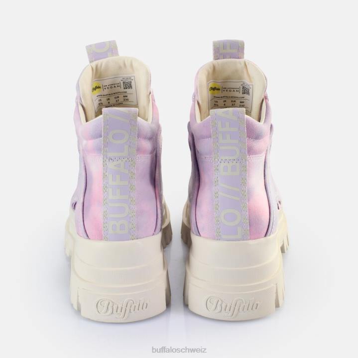 Buffalo Aspha NC Mid Ankle Boot vegan 846Z268 Batik-Lavendel|Stiefel