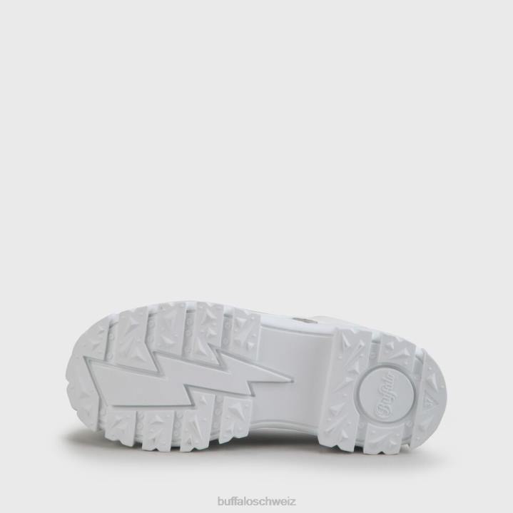 Buffalo Aspha NC Mid Bootie Flat vegan 846Z199 Weiss|Stiefel