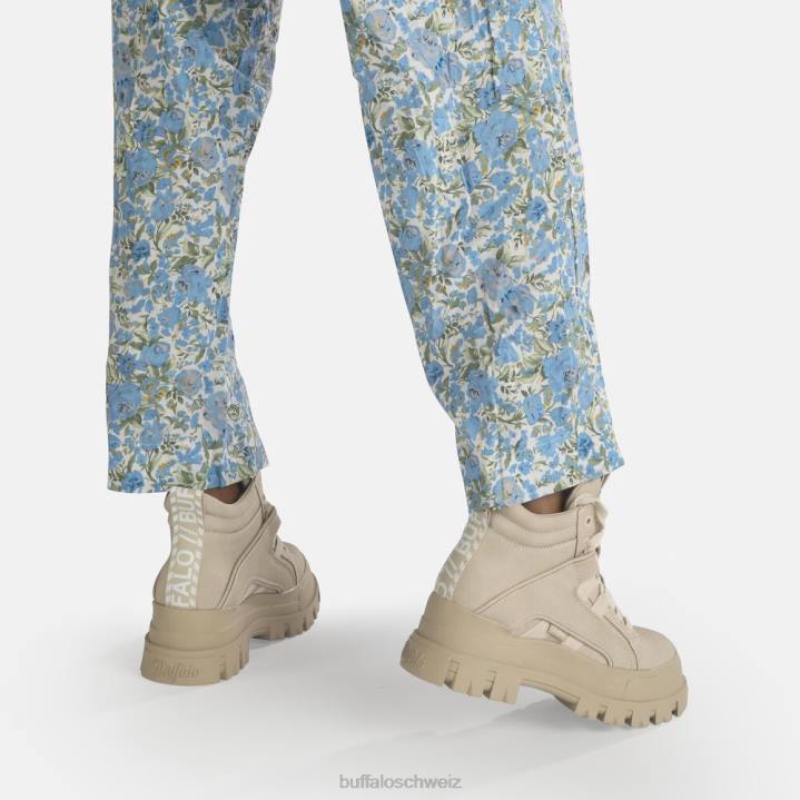 Buffalo Aspha NC Mid Bootie Flat vegan 846Z200 Beige|Stiefel