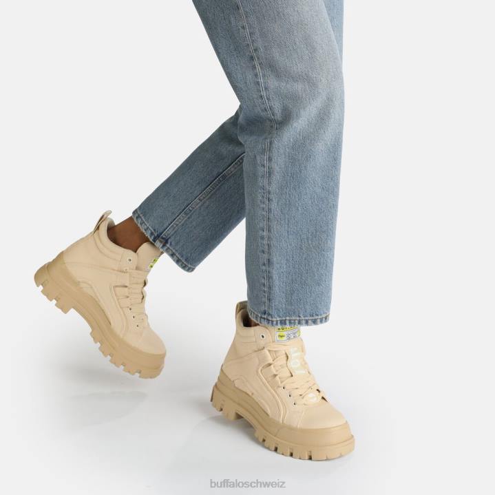 Buffalo Aspha NC Mid Bootie vegan 846Z262 Beige|Stiefel