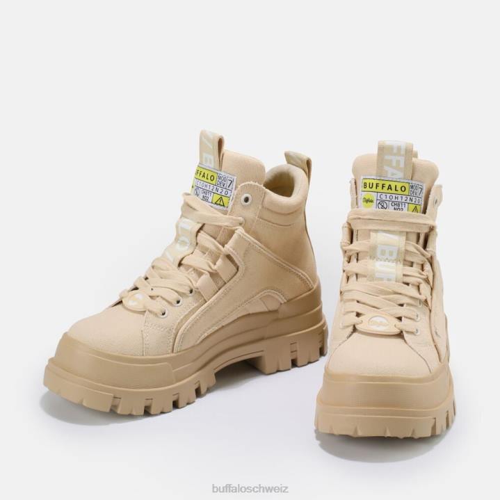Buffalo Aspha NC Mid Bootie vegan 846Z262 Beige|Stiefel