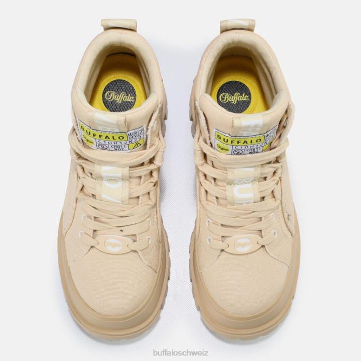 Buffalo Aspha NC Mid Bootie vegan 846Z262 Beige|Stiefel