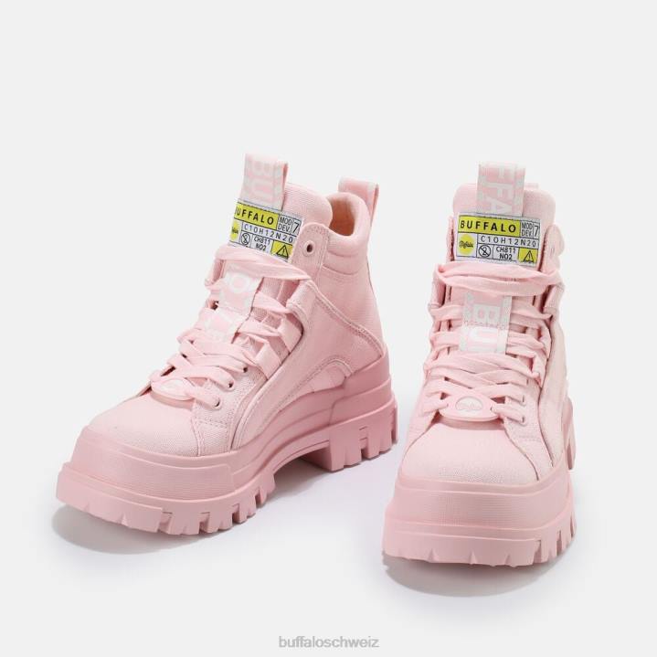 Buffalo Aspha NC Mid Bootie vegan 846Z263 Rosa|Stiefel
