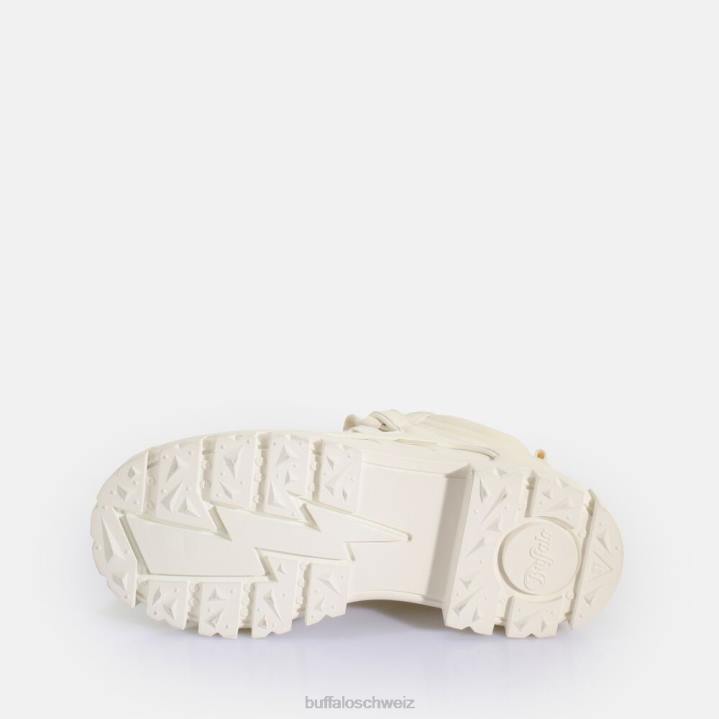 Buffalo Aspha NC Mid Schnürstiefelette vegan 846Z498 nicht-gerade weiss|Stiefel