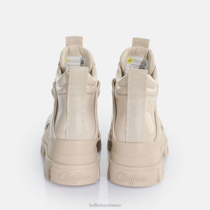 Buffalo Aspha NC Mid Schnürstiefelette vegan 846Z587 Creme|Stiefel