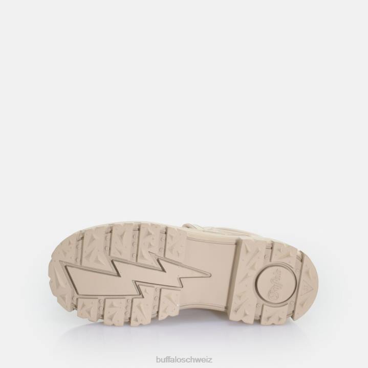 Buffalo Aspha NC Mid Schnürstiefelette vegan 846Z587 Creme|Stiefel