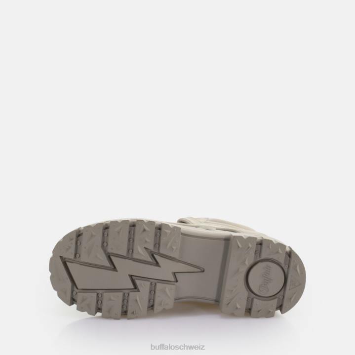 Buffalo Aspha NC Mid Schnürstiefelette vegan 846Z630 hellgrau|Stiefel