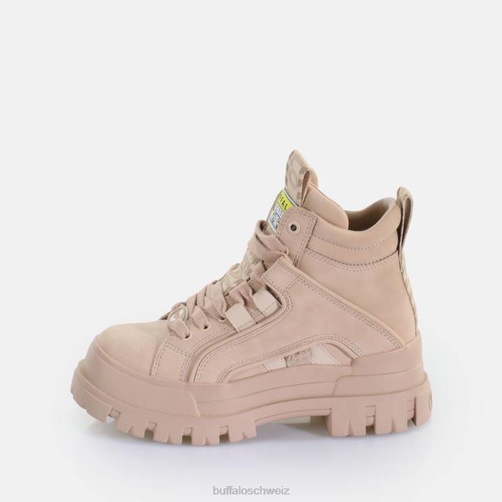 Buffalo Aspha NC Mid Schnürstiefelette vegan 846Z682 Hell-Pink|Stiefel
