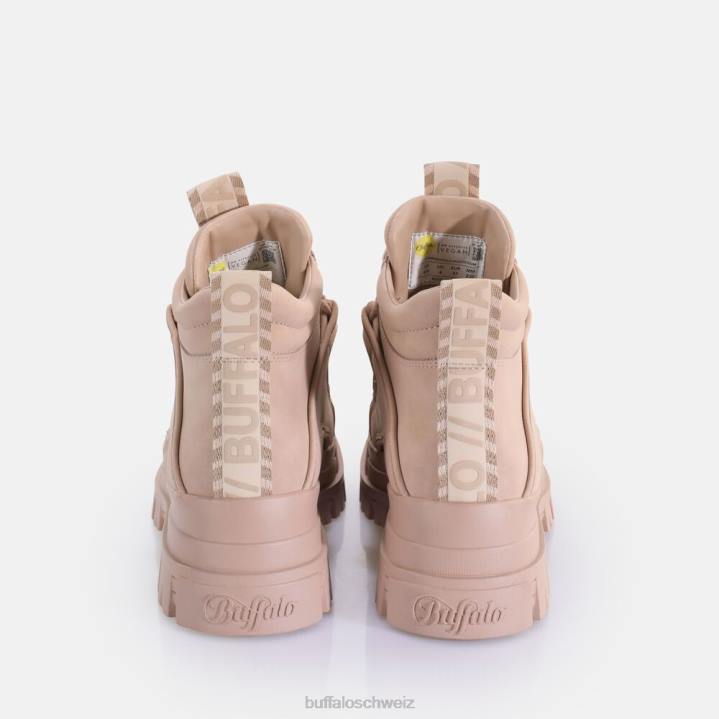 Buffalo Aspha NC Mid Schnürstiefelette vegan 846Z682 Hell-Pink|Stiefel