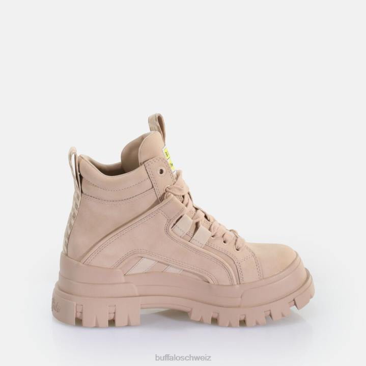 Buffalo Aspha NC Mid Schnürstiefelette vegan 846Z682 Hell-Pink|Stiefel