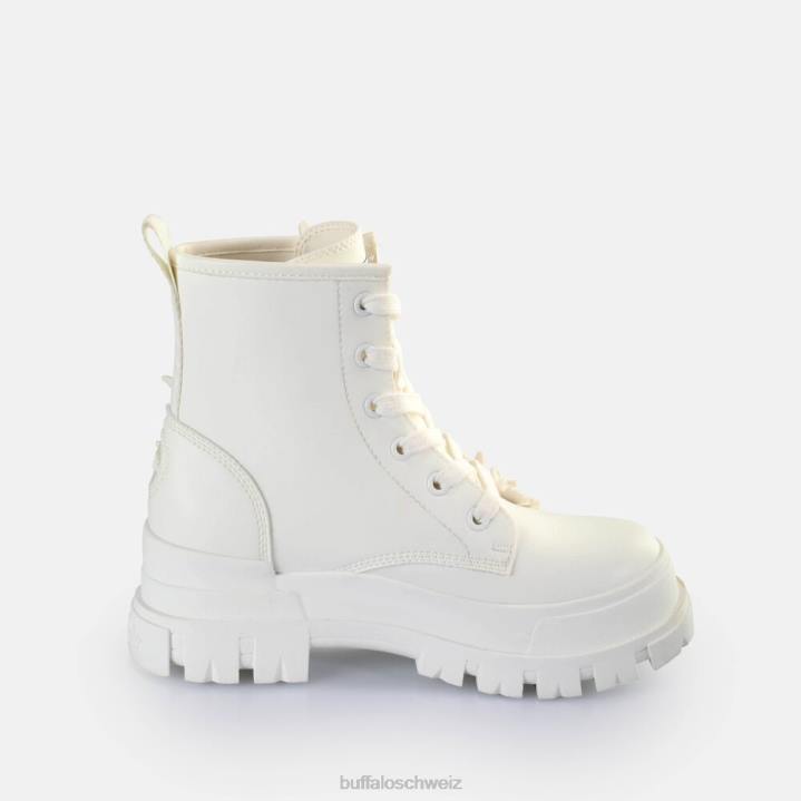 Buffalo Aspha Rld Butterflys Stiefeletten vegan 846Z271 Weiss|Stiefel