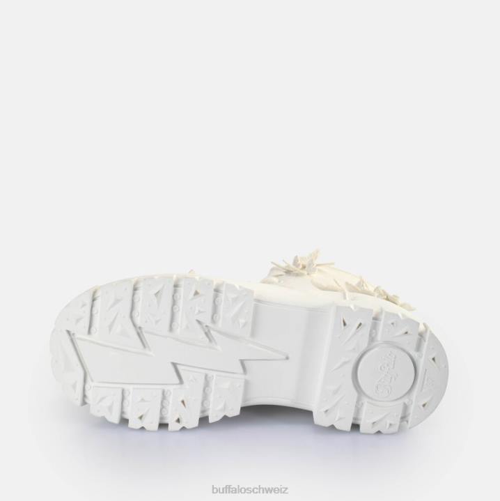 Buffalo Aspha Rld Butterflys Stiefeletten vegan 846Z271 Weiss|Stiefel