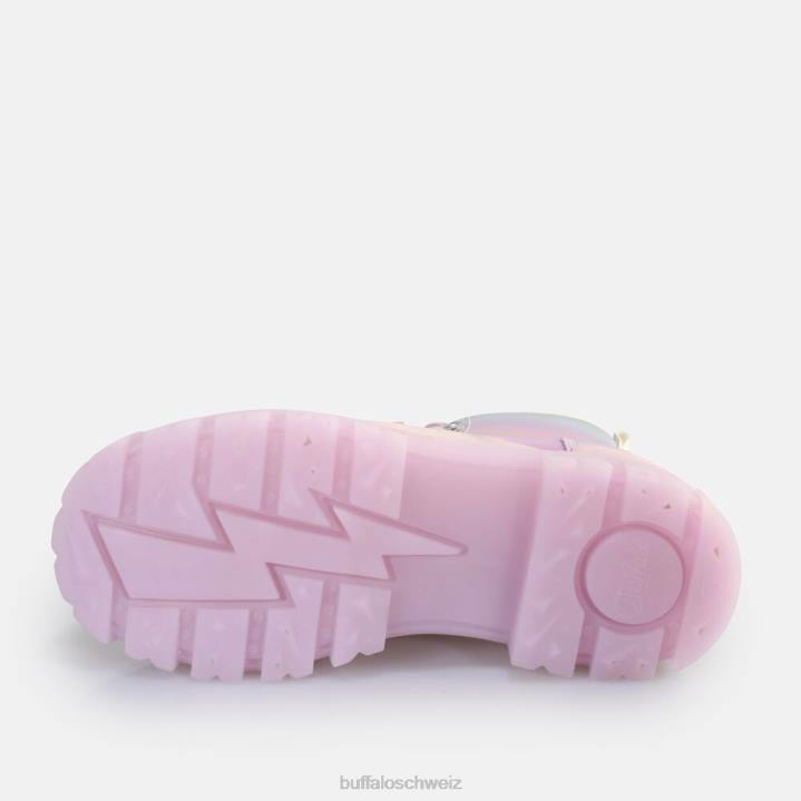 Buffalo Aspha Schnür-Hi-Stiefelette vegan 846Z374 Meerjungfrau|Stiefel