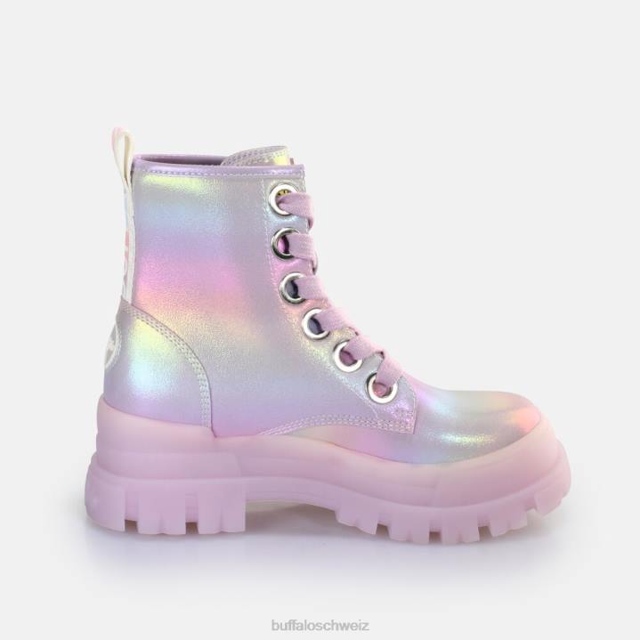 Buffalo Aspha Schnür-Hi-Stiefelette vegan 846Z374 Meerjungfrau|Stiefel