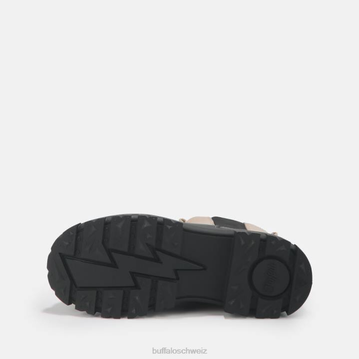 Buffalo Aspha Wave-Stiefelette vegan 846Z812 Creme|Stiefel