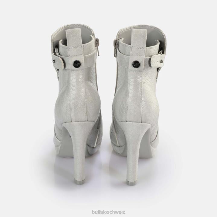 Buffalo Audrina Stiefeletten vegan 846Z188 Schlange/Hellgrau|Stiefel