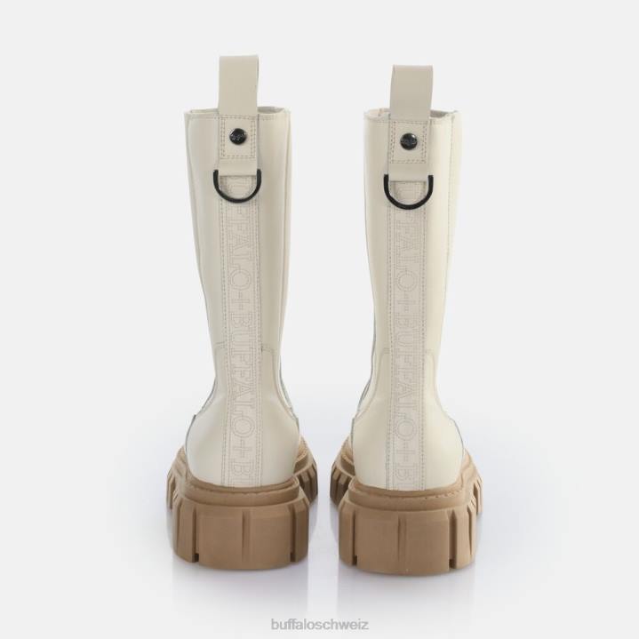 Buffalo Chelsea-Hi-Stiefelette von Scape 846Z302 Creme|Stiefel