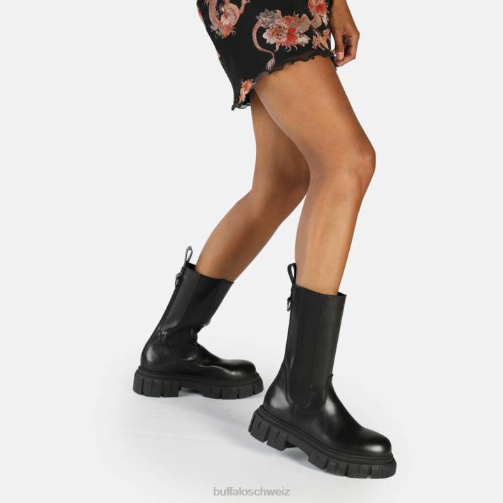 Buffalo Chelsea-Hi-Stiefelette von Scape 846Z801 Schwarz|Stiefel