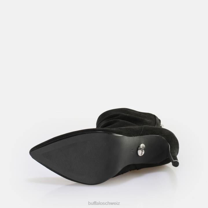 Buffalo Juliet Zip Ankleboot Stiefeletten vegan 846Z827 Schwarz|Stiefel