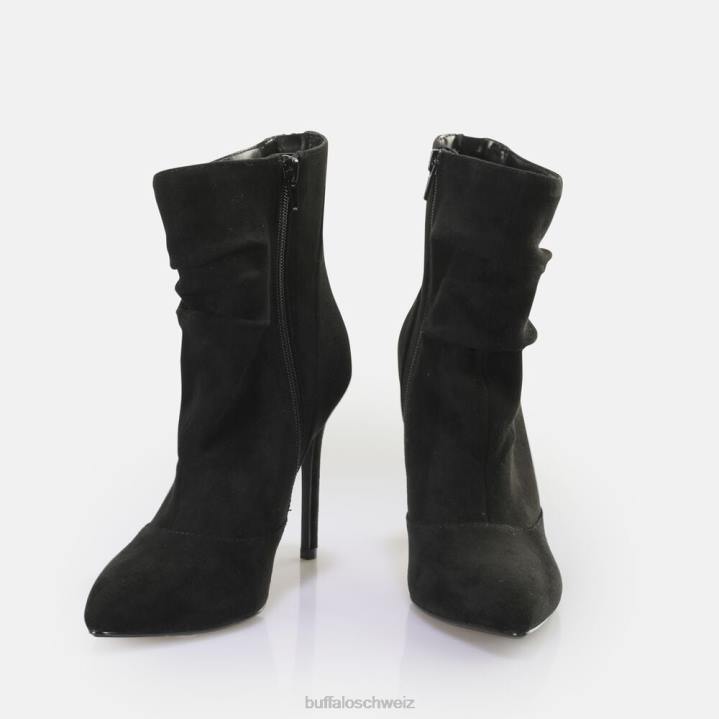 Buffalo Juliet Zip Ankleboot Stiefeletten vegan 846Z827 Schwarz|Stiefel