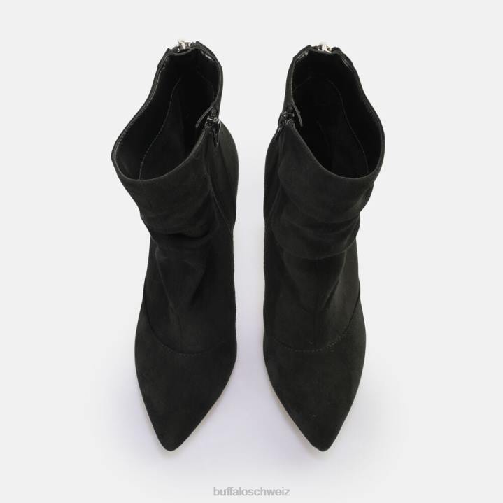 Buffalo Juliet Zip Ankleboot Stiefeletten vegan 846Z827 Schwarz|Stiefel