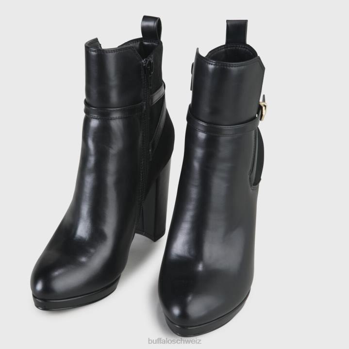 Buffalo Mariela Stiefeletten vegan 846Z839 Schwarz|Stiefel