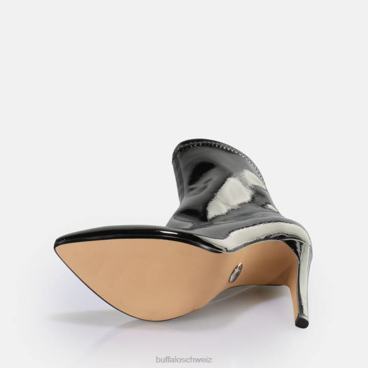 Buffalo Marjorie Sockboot Mid Ankle Boot vegan 846Z627 Schwarz|Stiefel