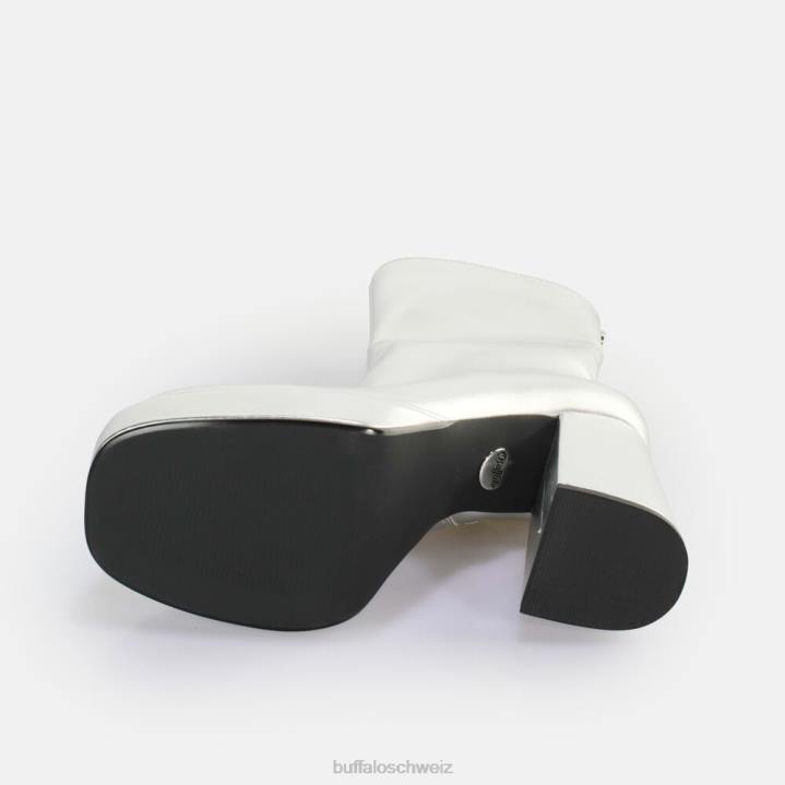 Buffalo May Zip Boot Mid Ankle Boot vegan 846Z532 Silber|Stiefel