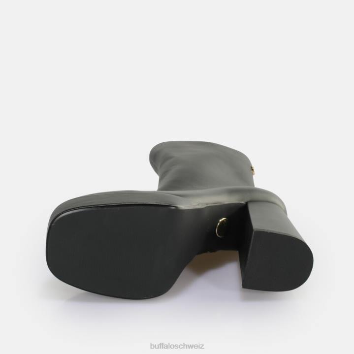 Buffalo May Zip Boot Mid Ankle Boot vegan 846Z533 Schwarz|Stiefel