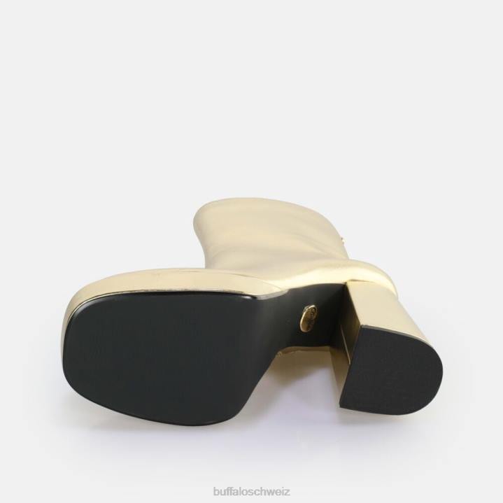 Buffalo May Zip Boot Mid Ankle Boot vegan 846Z534 Gold|Stiefel