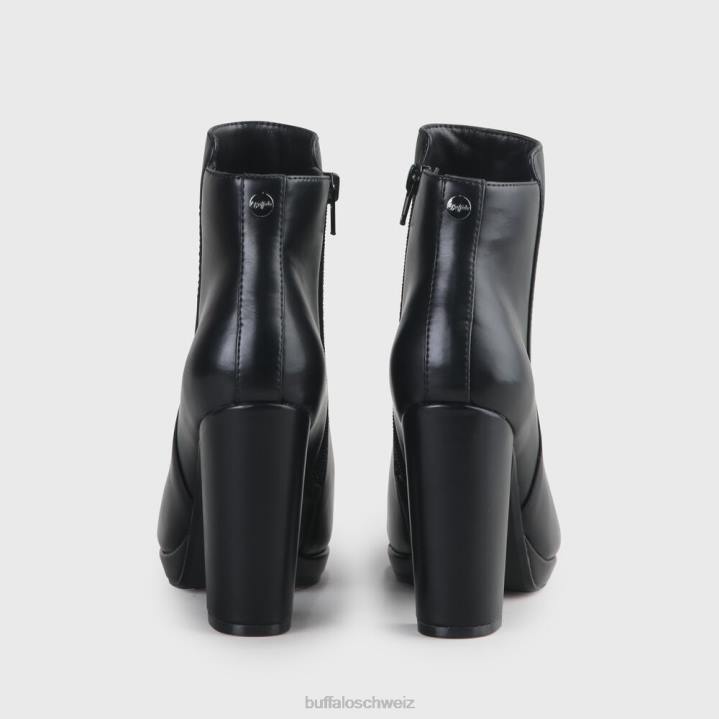Buffalo Melinda Stiefeletten vegan 846Z632 Schwarz|Stiefel