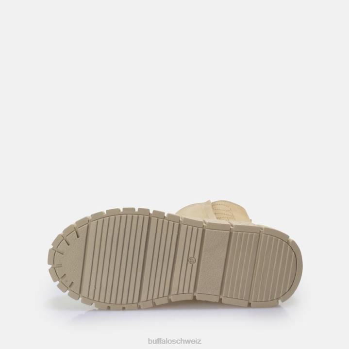 Buffalo Rampa Zip warme Stiefelette 846Z301 Creme|Stiefel