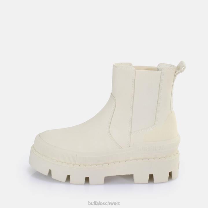 Buffalo Raven Chelsea-Stiefelette vegan 846Z489 nicht-gerade weiss|Stiefel