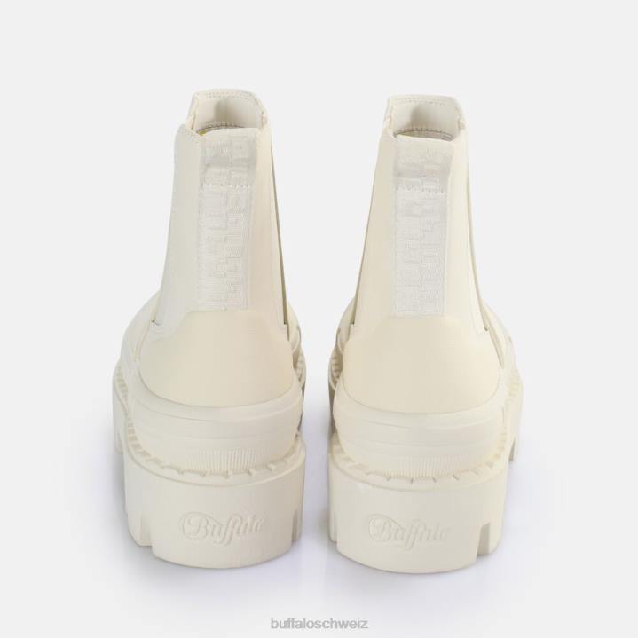 Buffalo Raven Chelsea-Stiefelette vegan 846Z489 nicht-gerade weiss|Stiefel