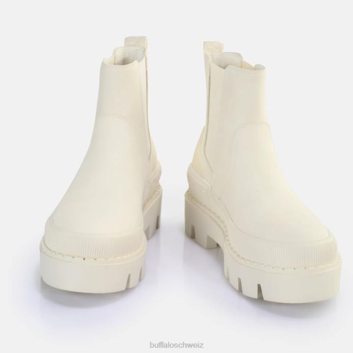 Buffalo Raven Chelsea-Stiefelette vegan 846Z489 nicht-gerade weiss|Stiefel