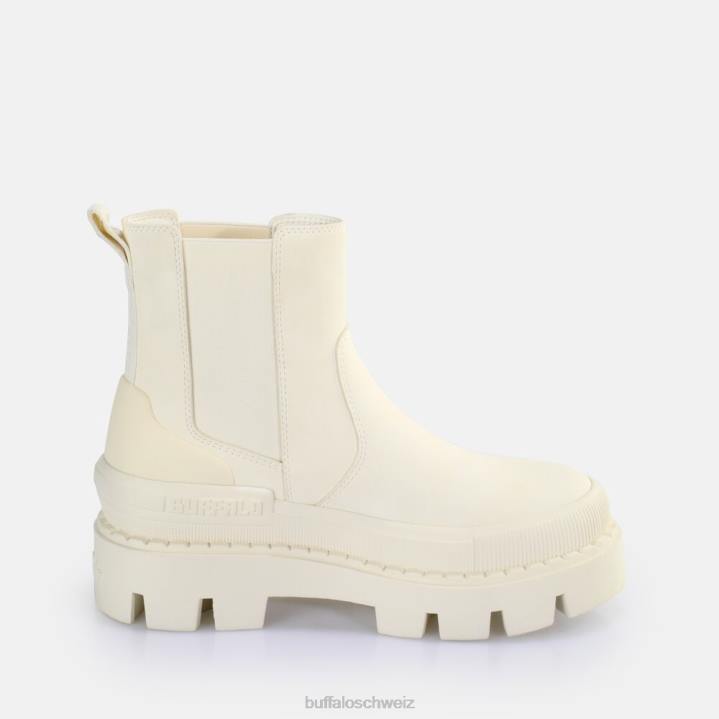 Buffalo Raven Chelsea-Stiefelette vegan 846Z489 nicht-gerade weiss|Stiefel