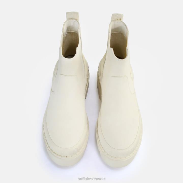 Buffalo Raven Chelsea-Stiefelette vegan 846Z489 nicht-gerade weiss|Stiefel