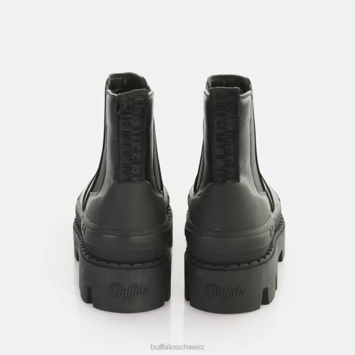 Buffalo Raven Chelsea vegane Stiefeletten 846Z571 Schwarz|Stiefel