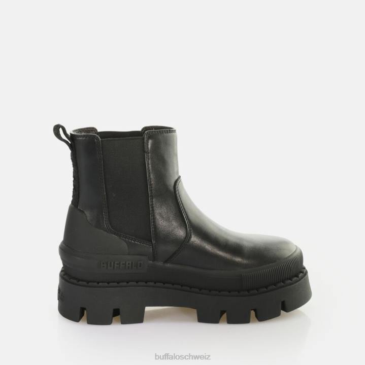 Buffalo Raven Chelsea vegane Stiefeletten 846Z571 Schwarz|Stiefel