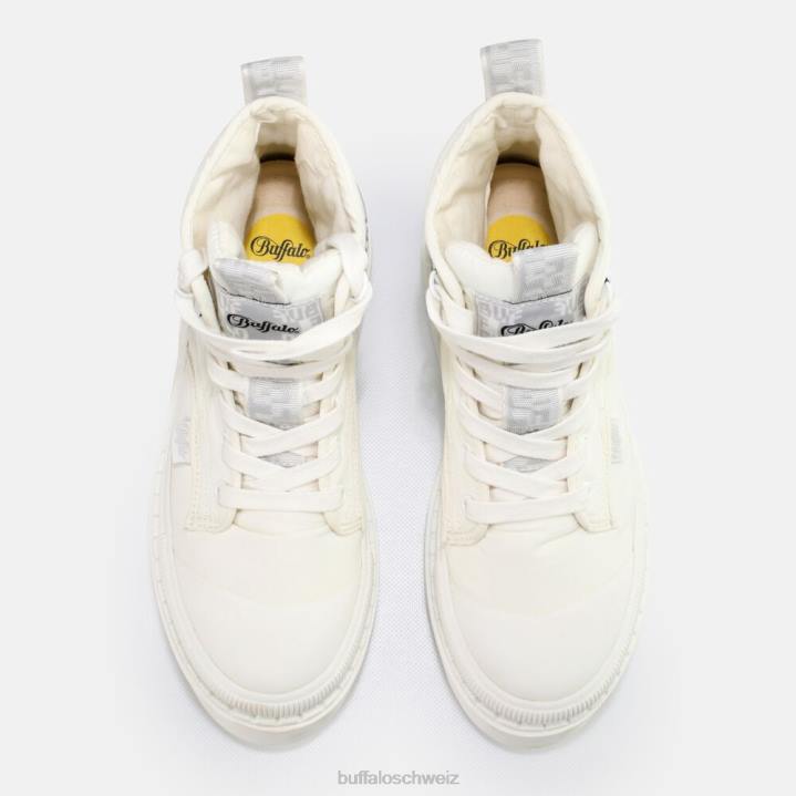 Buffalo Raven Hi Bootie vegan 846Z889 Weiss|Stiefel