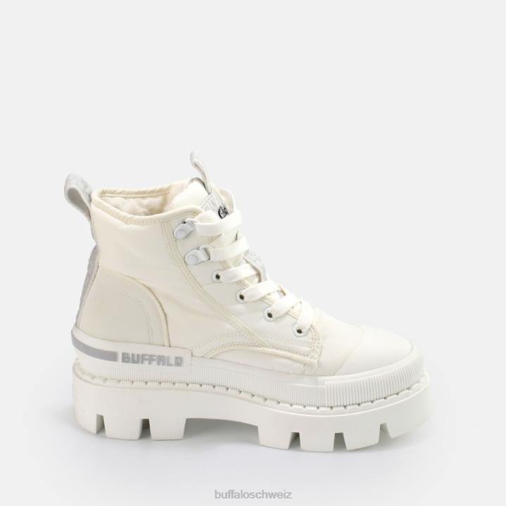 Buffalo Raven Hi Bootie vegan 846Z889 Weiss|Stiefel