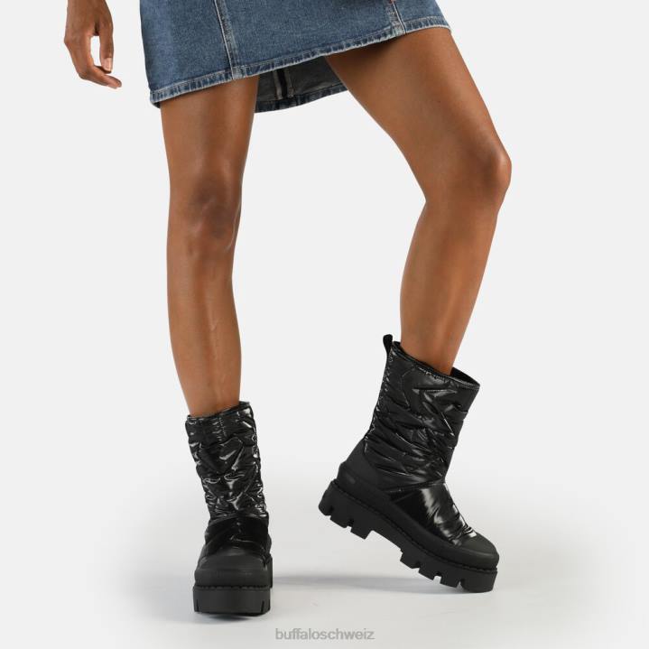 Buffalo Raven Snow Boot Stiefeletten vegan 846Z303 Schwarz|Stiefel