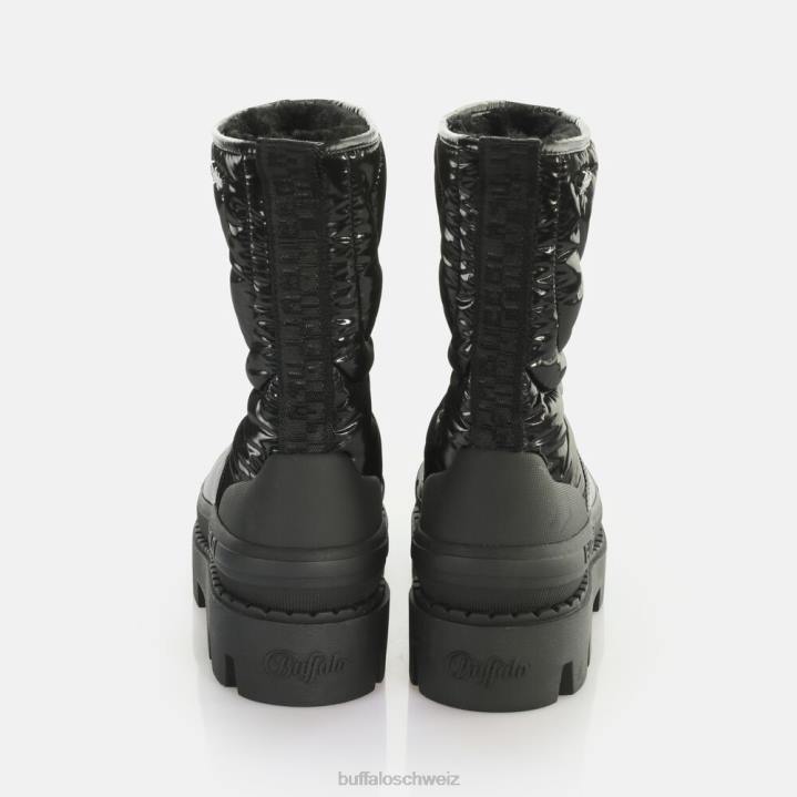 Buffalo Raven Snow Boot Stiefeletten vegan 846Z303 Schwarz|Stiefel