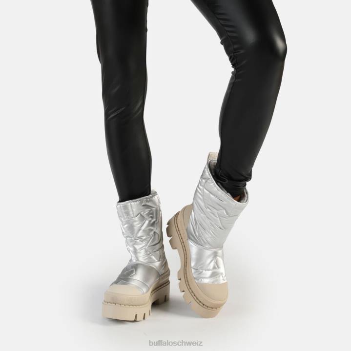 Buffalo Raven Snow Boot Stiefeletten vegan 846Z476 Silber|Stiefel