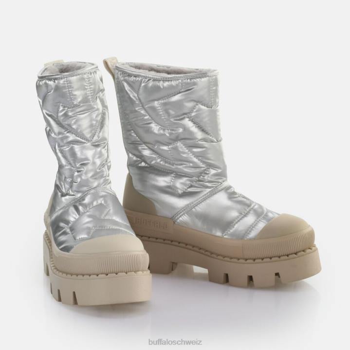 Buffalo Raven Snow Boot Stiefeletten vegan 846Z476 Silber|Stiefel