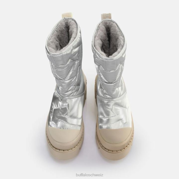 Buffalo Raven Snow Boot Stiefeletten vegan 846Z476 Silber|Stiefel